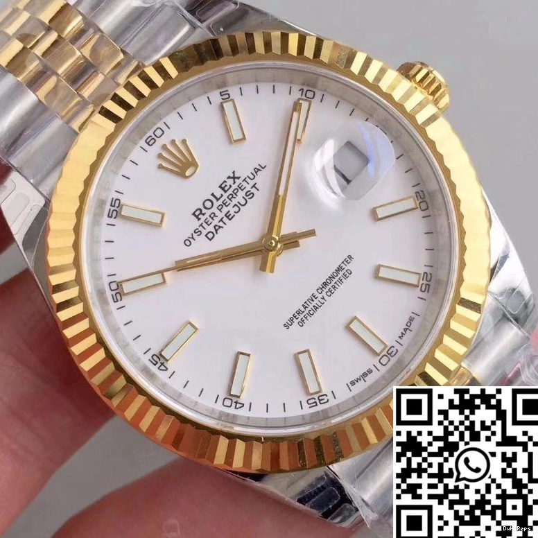 Factory EW Rolex Dial Datejust White M126333-0016 0810